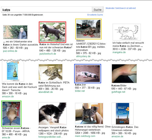 Google - Bildersuche: Katze Seite 38