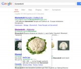 Google-Suche: Blumenkohl