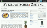 Android Webbrowser: Putzlowitscher Zeitung