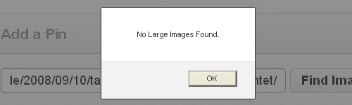 Pinterest: No large images found
