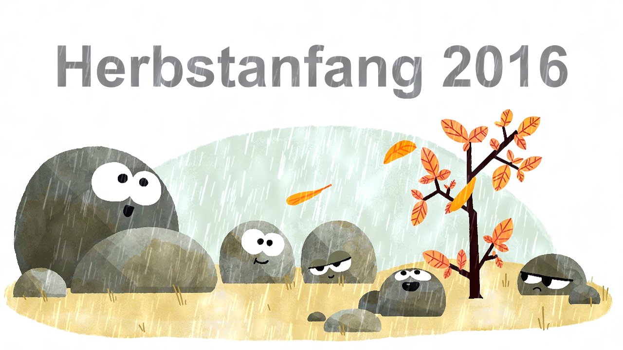 Herbstanfang 2016 (Google-Doodle)