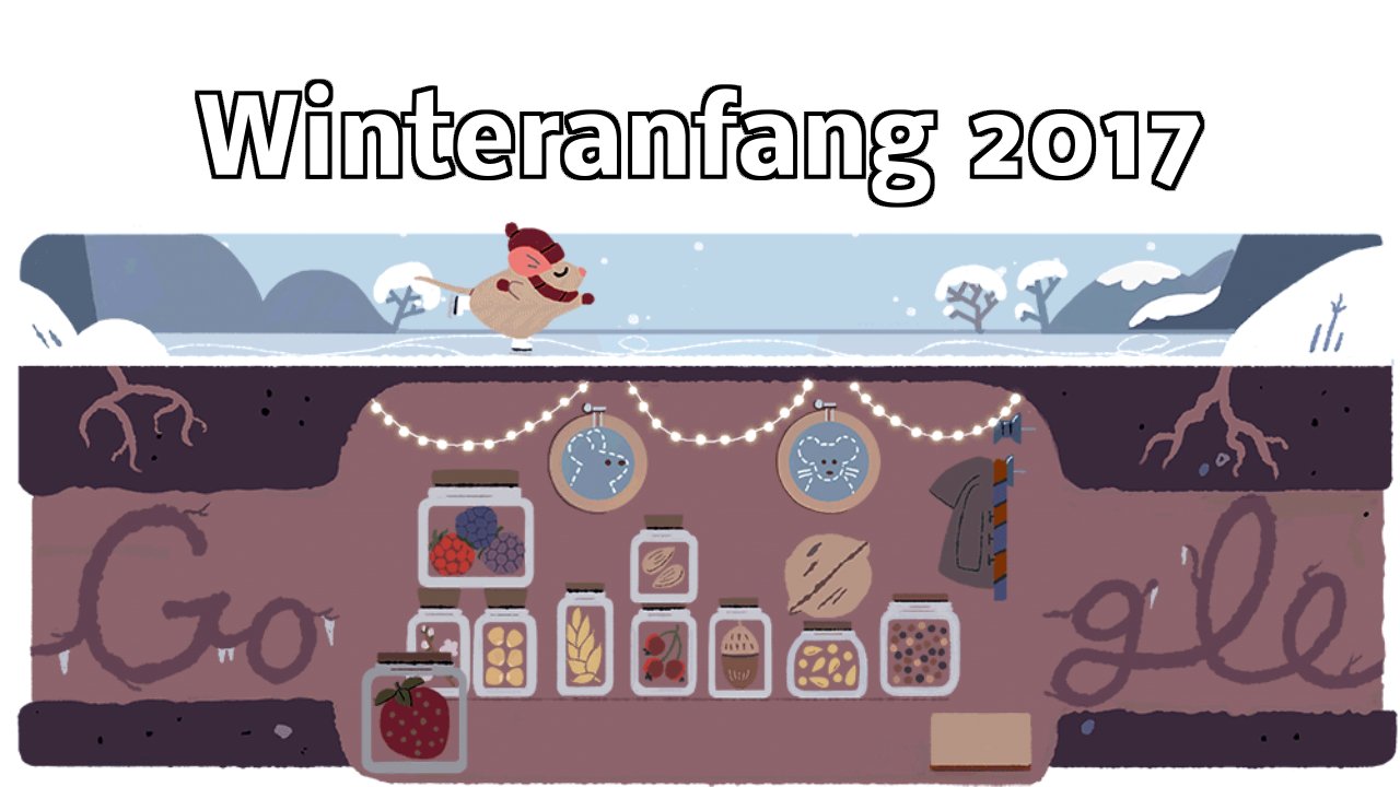 Winteranfang 2017 (Google Doodle)